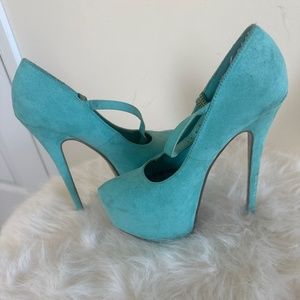 Turquoise Heels